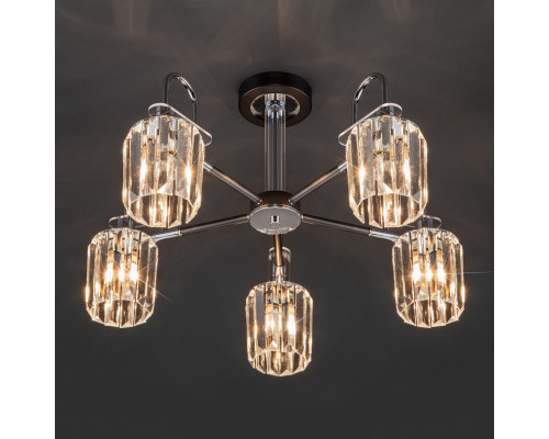 Оформить заказ Люстра на штанге Eurosvet 70090/5 графит| VIVID-LIGHT.RU