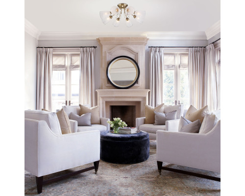 Купить Люстра на штанге Eurosvet 30150/8 античная бронза| VIVID-LIGHT.RU