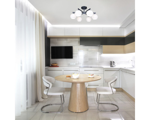 Заказать Люстра на штанге Eurosvet 30145/6 хром/венге| VIVID-LIGHT.RU