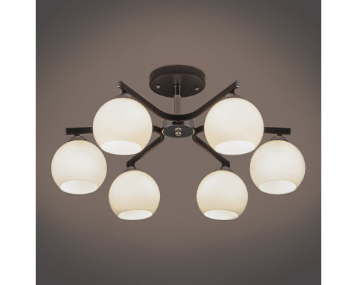 Заказать Люстра на штанге Eurosvet 30145/6 хром/венге| VIVID-LIGHT.RU