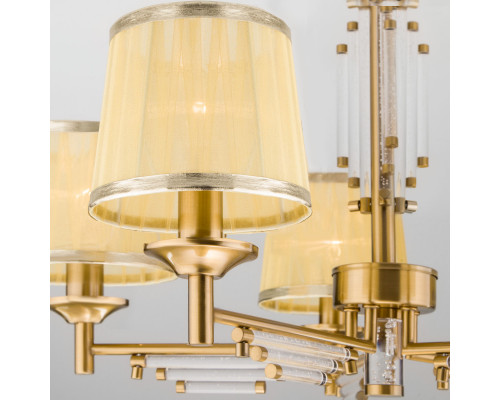 Купить Люстра на штанге Eurosvet 60081/5 золотая бронза| VIVID-LIGHT.RU