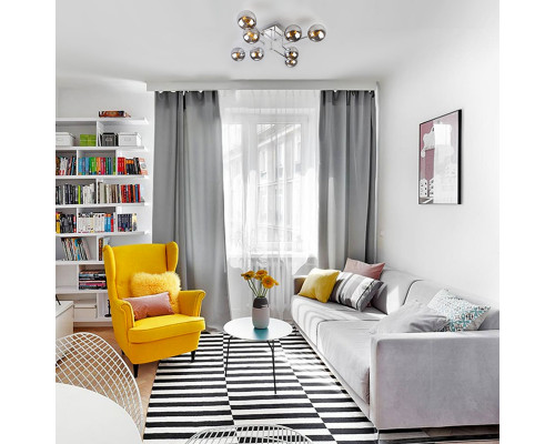 Сделать заказ Люстра на штанге Eurosvet 30140/8 хром| VIVID-LIGHT.RU