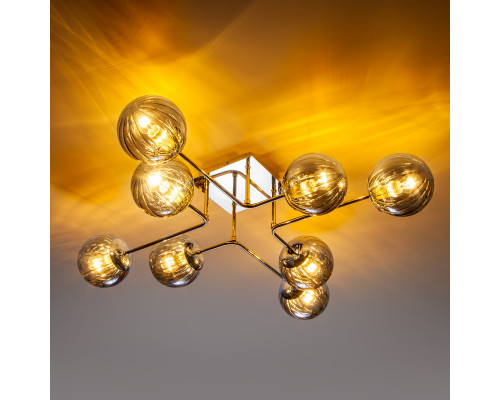 Сделать заказ Люстра на штанге Eurosvet 30140/8 хром| VIVID-LIGHT.RU