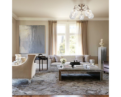 Купить Люстра на штанге Eurosvet 30139/5 античная бронза| VIVID-LIGHT.RU