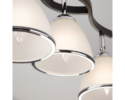 Заказать Люстра на штанге Eurosvet 9612/3 хром/венге| VIVID-LIGHT.RU