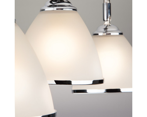 Заказать Люстра на штанге Eurosvet 9612/3 хром/венге| VIVID-LIGHT.RU