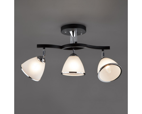 Заказать Люстра на штанге Eurosvet 9612/3 хром/венге| VIVID-LIGHT.RU