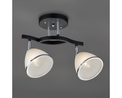 Купить Люстра на штанге Eurosvet 9612/2 хром/венге| VIVID-LIGHT.RU