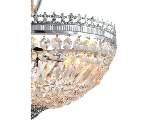 Сделать заказ Люстра на штанге Natali Kovaltseva ROCOCO 81406/4C CHROME| VIVID-LIGHT.RU