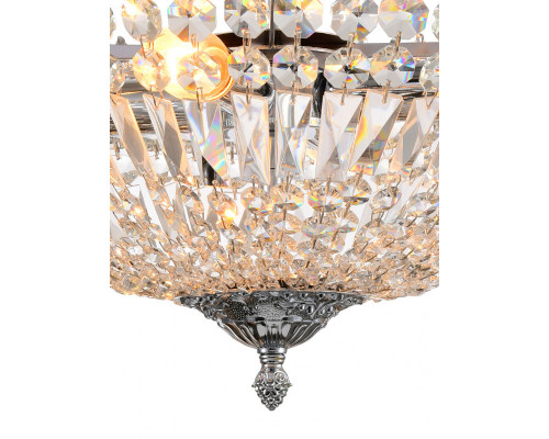 Сделать заказ Люстра на штанге Natali Kovaltseva ROCOCO 81406/4C CHROME| VIVID-LIGHT.RU