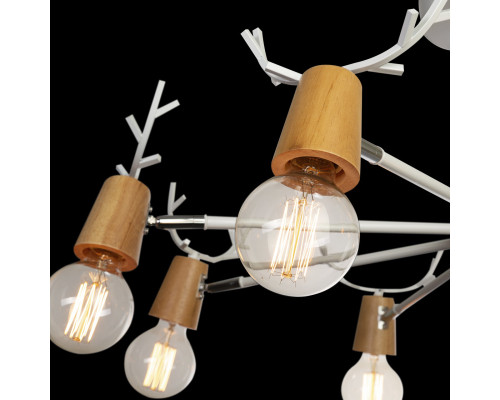 Сделать заказ Люстра на штанге LOFT IT 10024/8 White| VIVID-LIGHT.RU