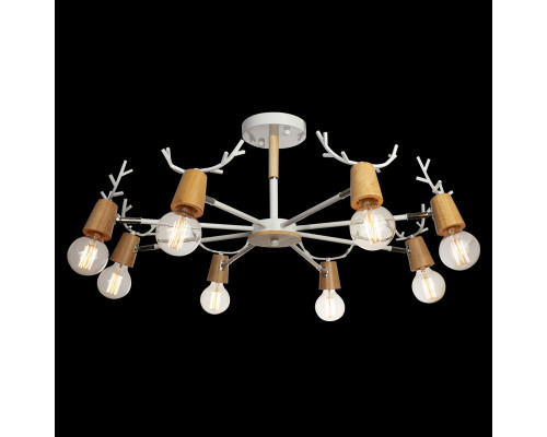 Сделать заказ Люстра на штанге LOFT IT 10024/8 White| VIVID-LIGHT.RU