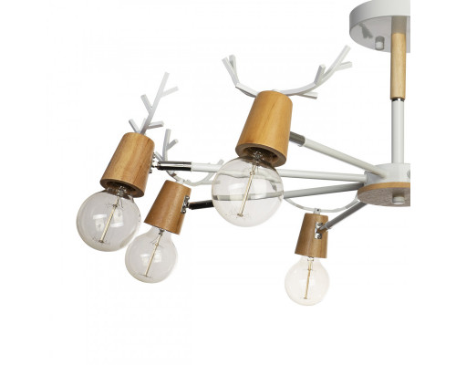 Сделать заказ Люстра на штанге LOFT IT 10024/8 White| VIVID-LIGHT.RU