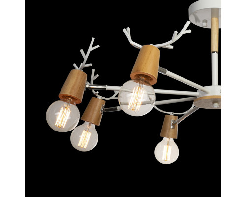 Сделать заказ Люстра на штанге LOFT IT 10024/8 White| VIVID-LIGHT.RU