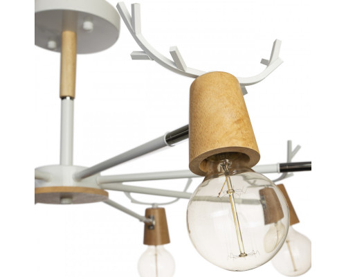 Сделать заказ Люстра на штанге LOFT IT 10024/8 White| VIVID-LIGHT.RU