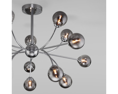 Купить Люстра на штанге Eurosvet 30180 хром| VIVID-LIGHT.RU