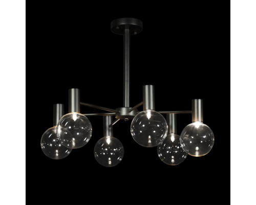 Заказать Люстра на штанге LOFT IT 10045/6 Black| VIVID-LIGHT.RU