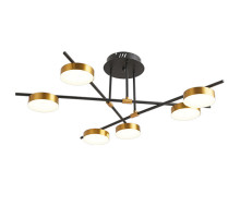 Люстра на штанге Natali Kovaltseva LED LAMPS 81101/6C GOLD BLACK