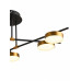 Купить Люстра на штанге Natali Kovaltseva LED LAMPS 81101/6C GOLD BLACK| VIVID-LIGHT.RU