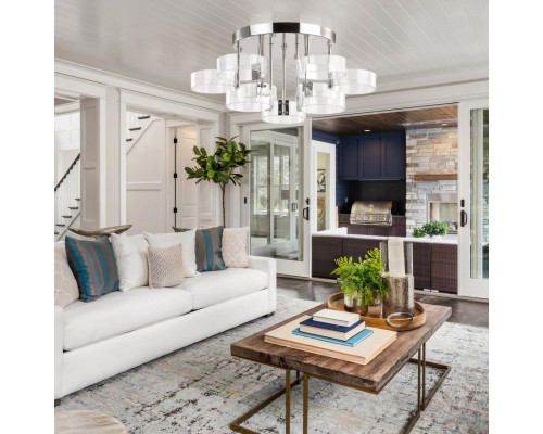 Купить Люстра на штанге LUMION 4496/72CL| VIVID-LIGHT.RU