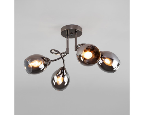 Сделать заказ Люстра на штанге Eurosvet 30171/4 черный жемчуг| VIVID-LIGHT.RU