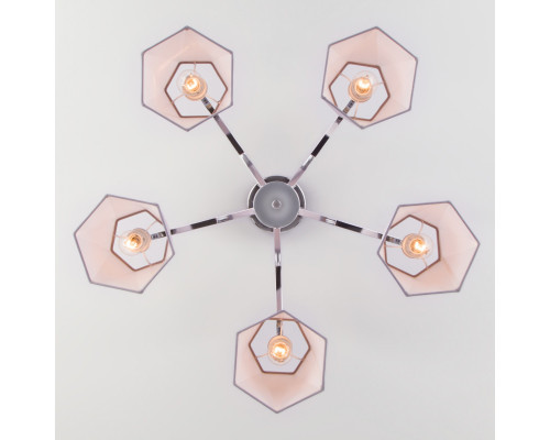 Заказать Люстра на штанге Eurosvet 60076/5 хром| VIVID-LIGHT.RU