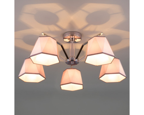 Заказать Люстра на штанге Eurosvet 60076/5 хром| VIVID-LIGHT.RU