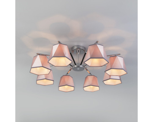 Купить Люстра на штанге Eurosvet 60076/8 хром| VIVID-LIGHT.RU