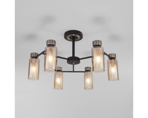 Оформить заказ Люстра на штанге Eurosvet 70115/6 черный| VIVID-LIGHT.RU