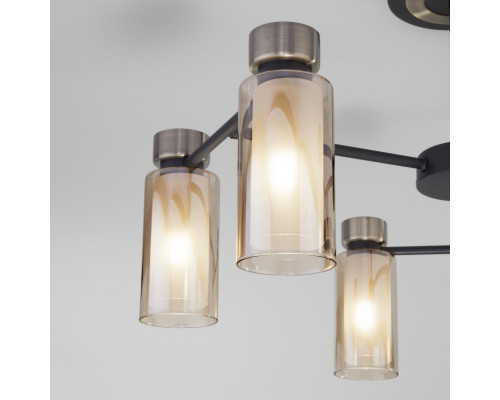 Оформить заказ Люстра на штанге Eurosvet 70115/6 черный| VIVID-LIGHT.RU