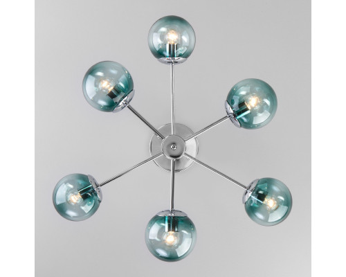 Оформить заказ Люстра на штанге Eurosvet 30166/6 хром| VIVID-LIGHT.RU