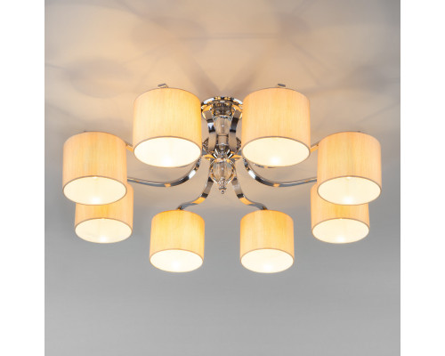 Сделать заказ Люстра на штанге Eurosvet 60111/8 хром| VIVID-LIGHT.RU