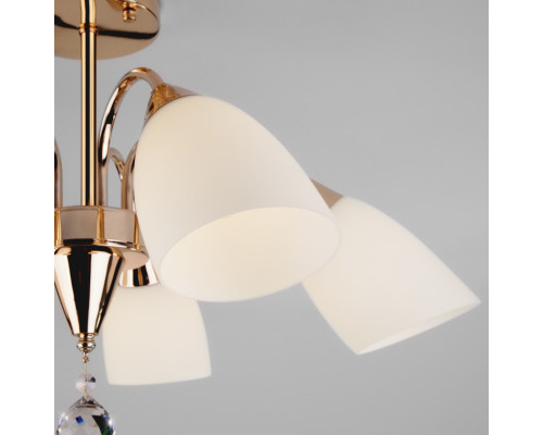 Купить Люстра на штанге Eurosvet 30149/5 золото| VIVID-LIGHT.RU