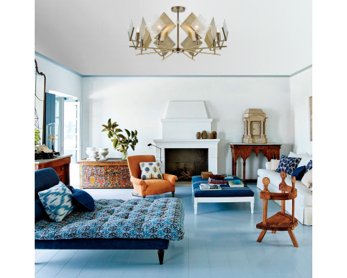 Оформить заказ Люстра на штанге Eurosvet 60110/8 античная бронза| VIVID-LIGHT.RU