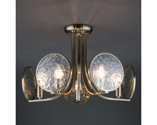 Купить Люстра на штанге Eurosvet 60073/5 античная бронза| VIVID-LIGHT.RU