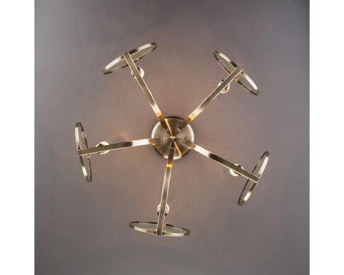 Купить Люстра на штанге Eurosvet 60073/5 античная бронза| VIVID-LIGHT.RU