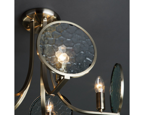 Купить Люстра на штанге Eurosvet 60073/5 античная бронза| VIVID-LIGHT.RU