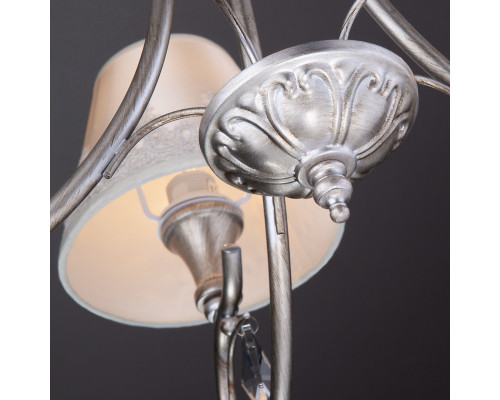 Оформить заказ Люстра на штанге Eurosvet 60069/5 серебро| VIVID-LIGHT.RU