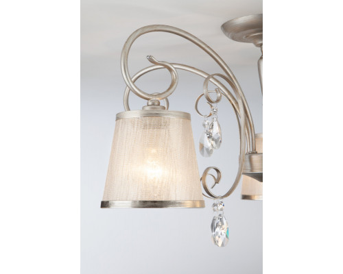 Заказать Люстра на штанге Eurosvet 60065/5 серебро| VIVID-LIGHT.RU