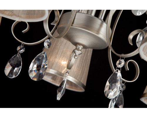 Заказать Люстра на штанге Eurosvet 60065/5 серебро| VIVID-LIGHT.RU