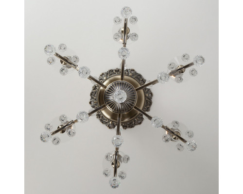 Сделать заказ Люстра на штанге Eurosvet 12505/6 античная бронза Strotskis| VIVID-LIGHT.RU