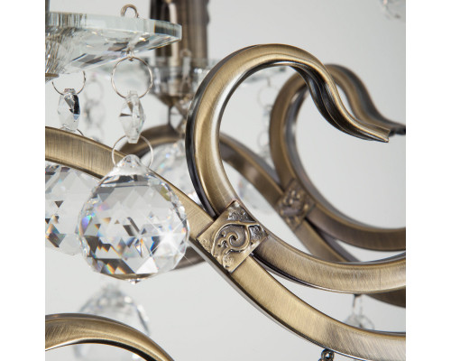 Сделать заказ Люстра на штанге Eurosvet 12505/6 античная бронза Strotskis| VIVID-LIGHT.RU