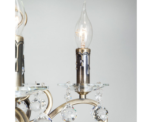 Сделать заказ Люстра на штанге Eurosvet 12505/6 античная бронза Strotskis| VIVID-LIGHT.RU