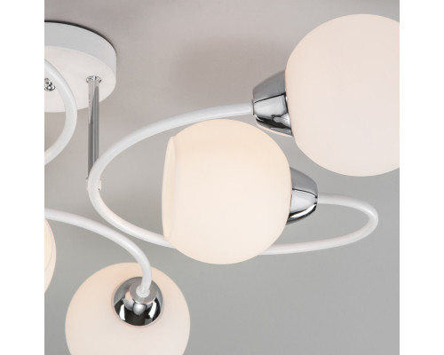 Заказать Люстра на штанге Eurosvet 30136/6 белый| VIVID-LIGHT.RU