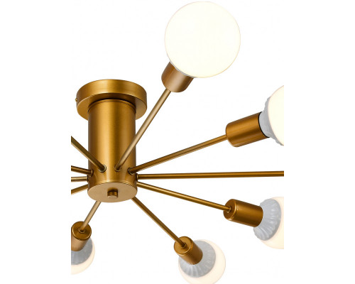 Сделать заказ Люстра на штанге Natali Kovaltseva LOFT 79014/10С GOLD| VIVID-LIGHT.RU
