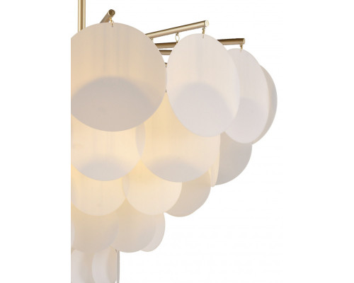 Купить Люстра на штанге Natali Kovaltseva ROSE 91001/6C GOLD| VIVID-LIGHT.RU