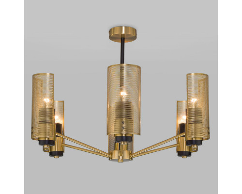 Сделать заказ Люстра на штанге Eurosvet 70139/6 латунь| VIVID-LIGHT.RU