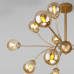Купить Люстра на штанге Eurosvet 30180 матовое золото| VIVID-LIGHT.RU