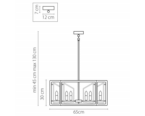 Купить Люстра на штанге Lightstar 713327| VIVID-LIGHT.RU
