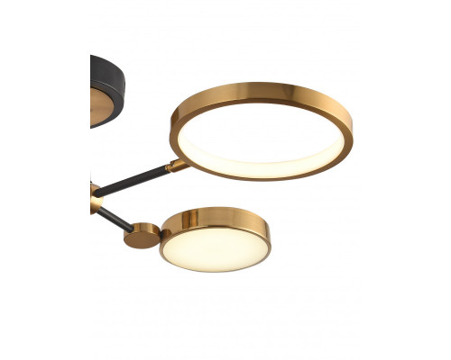 Заказать Люстра на штанге Natali Kovaltseva LED LAMPS 81102/4C BRASS BLACK| VIVID-LIGHT.RU